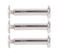 HEEPDD Vis de Liaison Post 100 Paires M2 Posts à Vis de Liaison, Rivets en Acier Inoxydable Meubles Boulons de Connecteur de Connecteur pour la Clôture de Réparation de Tampons (3 * 14 * 6 mm)