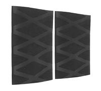 HEEPDD Zones en Caoutchouc Antidérapantes, Coupez la moitié des Zones de Protection pour Chaussures Décontractées et Sandales, Prix en 1 Paire (Black)