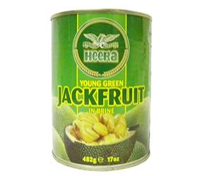Heera - Jeune fruit de jacquier dans de l'eau salée - lot de 2 boîtes de 482 g