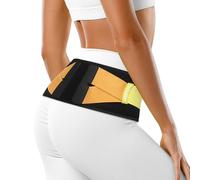 HEERTEEAJ Ceinture de soutien d'articulation sacro-iliaque pour bassin, hanche, articulations SI, sciatique, ceinture de soutien pour le bas du dos, ceinture rotative, antidérapante à 360°.