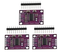 Heevhas 3PCS CJMCU-711 HX711 Très précis échelle électronique Cellule de pesée 24 bits double canal Puce de convertisseur A/D convertisseur Module de carte de développement