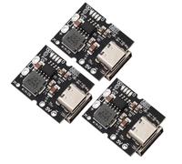 Heevhas 5V 2A Type-C USB Booster Intensifier Module d'alimentation Haute précision Batterie au lithium Convertisseur de protection de charge Module de décharge intégré Boost (3 pièces)