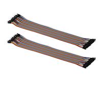 Heevhas 80PCS 40 Pin Jumper Wire Cable Breadboard Ribbon Cables 30cm/ 11,8 inch Male-Female Jumper Cable 24AWG Wire Jumpers for Arduino Breadboard DIY Project