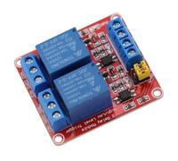 Heevhas DC 12 V 2 canaux Module relais avec optocoupleur isolé Niveau haut et bas Module de déclenchement Carte d'extension AC 250 V/ 10 A DC 30 V/ 10 A