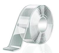 HEEYoo Ruban adhésif double face extra fort transparent - Mise à niveau - Étanche - Amovible - Non marquant - 1 rouleau de 3 cm x 300 cm