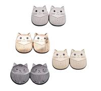 HEEZOU 4 Paires Pantalons Tendeur Taille Épingle À Bouton Jolis Chats Boucles Taille Détachables Boucle Taille pour Pantalon