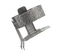 HEEZOU Étagère de salle de bain double couche à ventouse avec maintien sûr et ventilé pour shampooing et serviettes en papier de soie