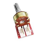 HEEZOU Potentiomètre double canal B10K/B50K/B100K pour projets auditifs et électroniques, installation facile