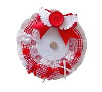 HEEZOU Présentoir de badge en dentelle avec Candy Factor - Élégant motif dentelle et bonbons - Présentoir pour badges à boutons - Pour tenues élégantes