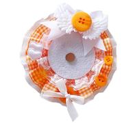 HEEZOU Présentoir de badge en dentelle avec Candy Factor - Élégant motif dentelle et bonbons - Présentoir pour badges à boutons - Pour tenues élégantes