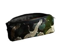 HEEZOU Trousse à crayons brodée florale antique grande capacité en coton et lin pour étudiant, sac compact à thème chinois, b, Beauté de masse