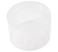 Hefddehy 1 présentoir rond en acrylique pour gâteau - Grattoir à gâteau - Plaque à gâteau DIY - Ronde - Rechargeable (A)