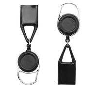 Hefddehy Lot de 10 porte-briquets en silicone avec clip de protection - Accessoires pour fumeurs - Avec ceinture de clé rétractable