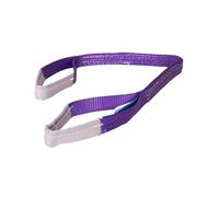 HEFFA Élingue de Levage Sangle Textile avec Boucles renforcées 2 m 30 mm 1 Tonne capacité de Charge Polyester PES Haute résistance Coefficient de sécurité 7:1 Norme en 1492-1 pour manutention