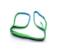 HEFFA Élingue de Levage Sangle Textile avec Boucles renforcées 4 m 60 mm 2 tonnes capacité de Charge Polyester PES Haute résistance Coefficient de sécurité 7:1 Norme en 1492-1 pour manutention
