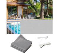 HEFJIAYCIQ Brise-Vue/Couverture De Garde-Corps, Garde-Corps De Sécurité Durable pour L'extérieur, Clôture Décorative pour L'arrière-Cour Séparateur De Jardin,Gris,180x100cm(70x39inch)