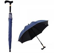 HEFJIAYCIQ Extérieur Canne De Marche Parapluie, Parapluie De Ville Antidérapant Et Résistant Au Vent, Tourisme Béquille Multifonction Parapluie Hommes Femmes,F,83cm/32.6inch