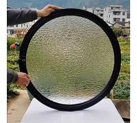 HEFJIAYCIQ Fenêtre D'abri Ronde Encastrée, Hublot Rotatif 360° Avec Poignées, Fenêtres En Verre Trempé Rotatives Et Ventilées Pour La Salle De Bain Et La Cuisine,Black 2,110cm/43.3in