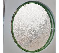 HEFJIAYCIQ Fenêtre Rotative Ronde Avec Verre Trempé, Fenêtres D'abri De Jardin Rotatives À 360, Pour La Salle De Bain, La Cuisine, La Décoration De La Maison De Jeu,Green 2,80cm/31.3in