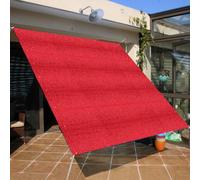 HEFJIAYCIQ Filet D'ombrage pour Jardin Toile D'ombrage, 90% D'ombrage Couverture D'ombrage pour Pergola avec Œillets Et Corde, pour Balcon, Abri De Voiture, Patio, Serre,Rouge,1x8m