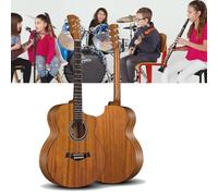 HEFJIAYCIQ Guitare Acoustique En Bois Pour Adultes, 40 Pouces/41 Pouces 6 Cordes En Acier, Entièrement En Épicéa, Tutoriel Élémentaire De Guitare Folk Pour Débutants,1,41in
