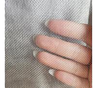 HEFJIAYCIQ Maille En Acier Inoxydable 20 Mesh Treillis Metallique Maille Résistant Aux Déchirures Grillage Anti Rongeur INOX Pour Évent, Filtre, Brique D'air,Argent,0.85x4m(33x157inch)