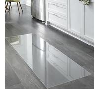 HEFJIAYCIQ Tapis De Couloir pour Sols en Bois Franc, Protection en Vinyle Transparent pour Tapis, pour Cuisine, Buanderie, Couloir, Évier Avant,Clear,60x100cm(24x39inch)