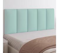 HEFJIAYCIQ Tête De Lit Capitonnée Peel and Stick, Panneaux Muraux Autocollants 3D Anti-Collision, Tête De Lit À Fixer Au Mur pour La Décoration Murale,Light Green,240x50cm