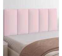 HEFJIAYCIQ Tête De Lit Capitonnée Peel and Stick, Panneaux Muraux Autocollants 3D Anti-Collision, Tête De Lit À Fixer Au Mur pour La Décoration Murale,Light Pink,160x50cm