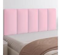 HEFJIAYCIQ Tête De Lit Capitonnée Peel and Stick, Panneaux Muraux Autocollants 3D Anti-Collision, Tête De Lit À Fixer Au Mur pour La Décoration Murale,Dark Pink,260x50cm