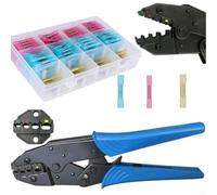 HeFor at Shrink Wire Connector Kit 200 pcs Support Multiple Wire GFor Ages For and R For 19For a to 48For a ElectricFor al LoFor ads (B)