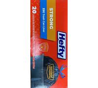 Hefty Cinch Sak® E86725 Lot de 20 sacs poubelle extra larges 100 l