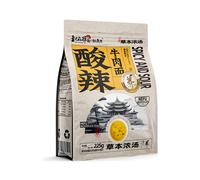 Hefu noodle Nouilles au bœuf aigre-piquantes 225 g