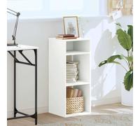 HEFZGDB Bibliothèque blanche - 34 x 31 x 80 cm - En bois - Chariot à livres, petite vitrine pour bureau, bureau, chambre à coucher, bibliothèque