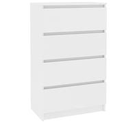 HEFZGDB Buffet blanc - 60 x 35 x 98,5 cm - En bois - Armoire d'appoint de cuisine - Buffet de cuisine - Multifonction - Pour café, salle à manger, dessert, salon