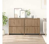 HEFZGDB Buffet facile à nettoyer au design moderne - Buffet pratique pour ranger les appareils multimédias - Robuste pour le salon et le couloir avec une grande surface de rangement