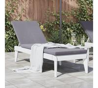 HEFZGDB Chaise longue blanche - 186 x 60 x 29 cm - En polypropylène - Convient pour piscine, terrasse, jardin