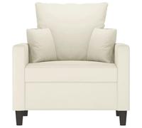 HEFZGDB Fauteuil crème 60 cm en velours grand canapé petit canapé adolescent canapé salon pour chambre à coucher bureau salon salon