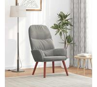 HEFZGDB Fauteuil relax en velours pour un grand confort : fauteuil confortable avec accoudoirs rembourrés comme meuble moderne en velours pour se détendre - Fauteuil relax en velours gris pour le