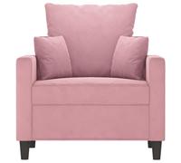 HEFZGDB Fauteuil rose 60 cm en velours grand canapé petit canapé adolescent canapé salon pour chambre à coucher bureau salon salon