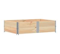 HEFZGDB Jardinière - 150 x 100 cm - En bois massif de pin - Pot de fleurs d'intérieur - Pour terrasse, cour, jardin, parc