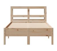 HEFZGDB Lit simple en bois massif sans matelas 75 x 190 cm en pin Lit simple pour auberge, chambre d'amis, chambre à coucher, salon