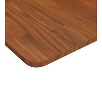 HEFZGDB Plateau de table carré marron foncé 70 x 70 x 1,5 cm en chêne traité Table de cuisine, plan de travail de cuisine, table à manger pour cuisine, salle d'étude, bureau, salle de conférence