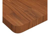 HEFZGDB Plateau de table carré marron foncé 80 x 80 x 4 cm en chêne traité Table de cuisine, plan de travail de cuisine, table à manger pour cuisine, salle d'étude, bureau, salle de conférence