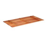 HEFZGDB Plateau de table en bois massif de palissandre - 15-16 mm - 60 x 120 cm - Plan de travail - Pour salle de conférence, cuisine, salle d'étude, bureau