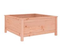 HEFZGDB Pot de fleurs 82,5 x 82,5 x 39 cm en bois massif Douglasie - Grand pot de fleurs d'intérieur - Grand pot de fleurs pour terrasse, cour, balcon, parc