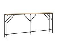 HEFZGDB Table console en chêne Sonoma - 180 x 23 x 75 cm - Petite table de salon - Table basse - Petite table de bar pour chambre à coucher, balcon, salle à manger, salon