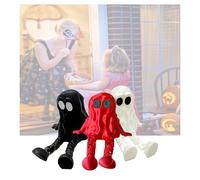 HeFZiYMOZaDP 3 Articles Statue de résine de fantôme d'halloween, Figurines d'ornement fantôme imprimées en 3D, Décoration de Bureau de Voiture Mobile Commune