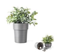 HeFZiYMOZaDP Coffre Fort en Forme De Pot De Fleur avec Plantes, Coffre-Fort Caché, Clé pour Cacher l'argent Et Les Objets, Coffre-Fort Secret pour Extérieur, Jardin, Bureau