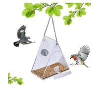 HeFZiYMOZaDP nichoir Camera,nichoir Oiseaux Exterieur avec Camera,Mangeoire à Oiseaux avec caméra Version Nocturne nichoir extérieur étanche Surveillance mangeoire